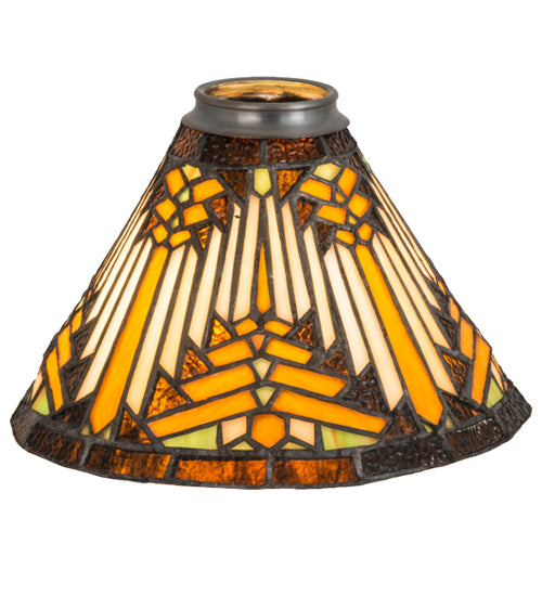 Meyda Tiffany Lighting 73149 Nuevo Mission Shade Lamp Shade Bronze / Dark