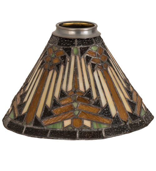 Meyda Tiffany Lighting 73149 Nuevo Mission Shade Lamp Shade Bronze / Dark