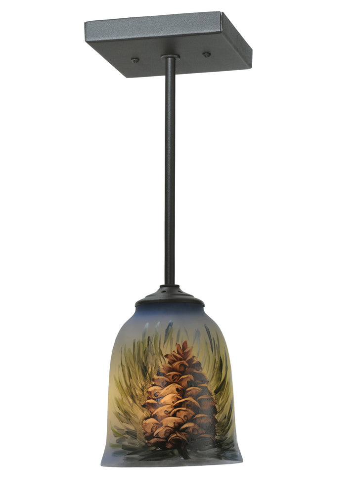 Meyda Tiffany Pinecone 94906 Pendant Light - Wrought Iron