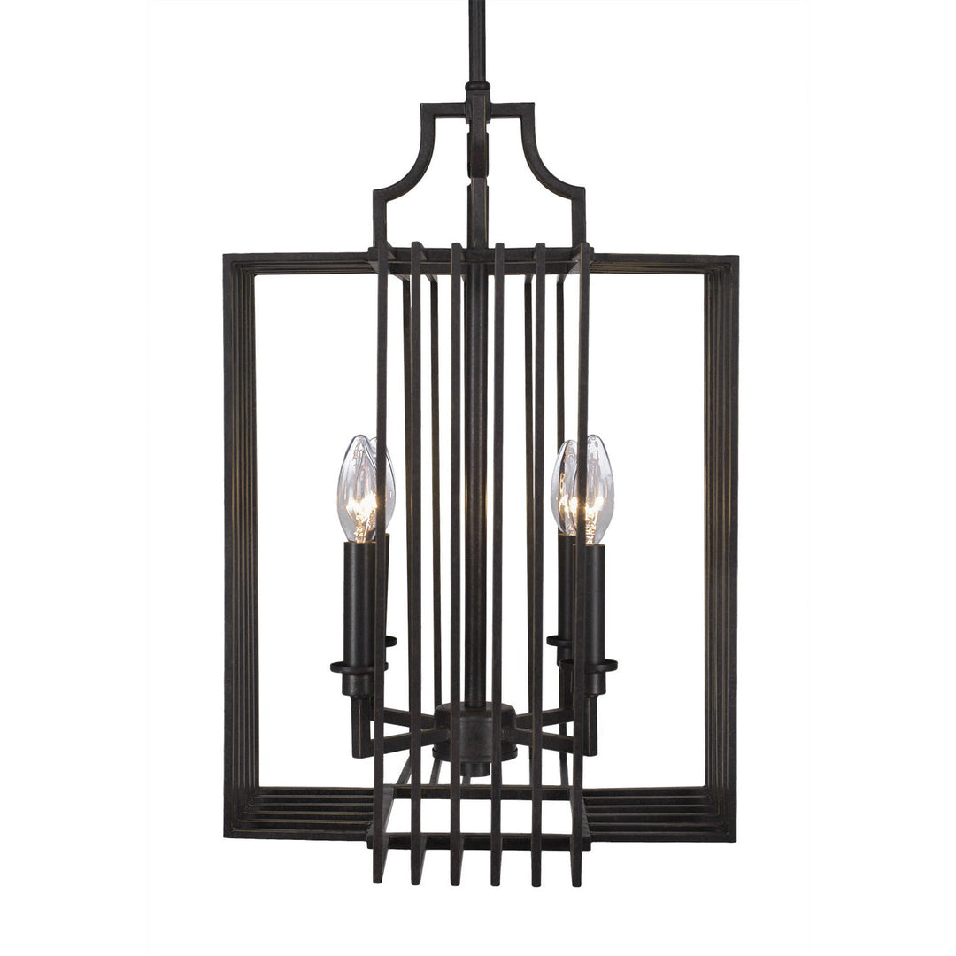 Toltec Sky Loft 1106-dg Chandelier Light - Dark Granite