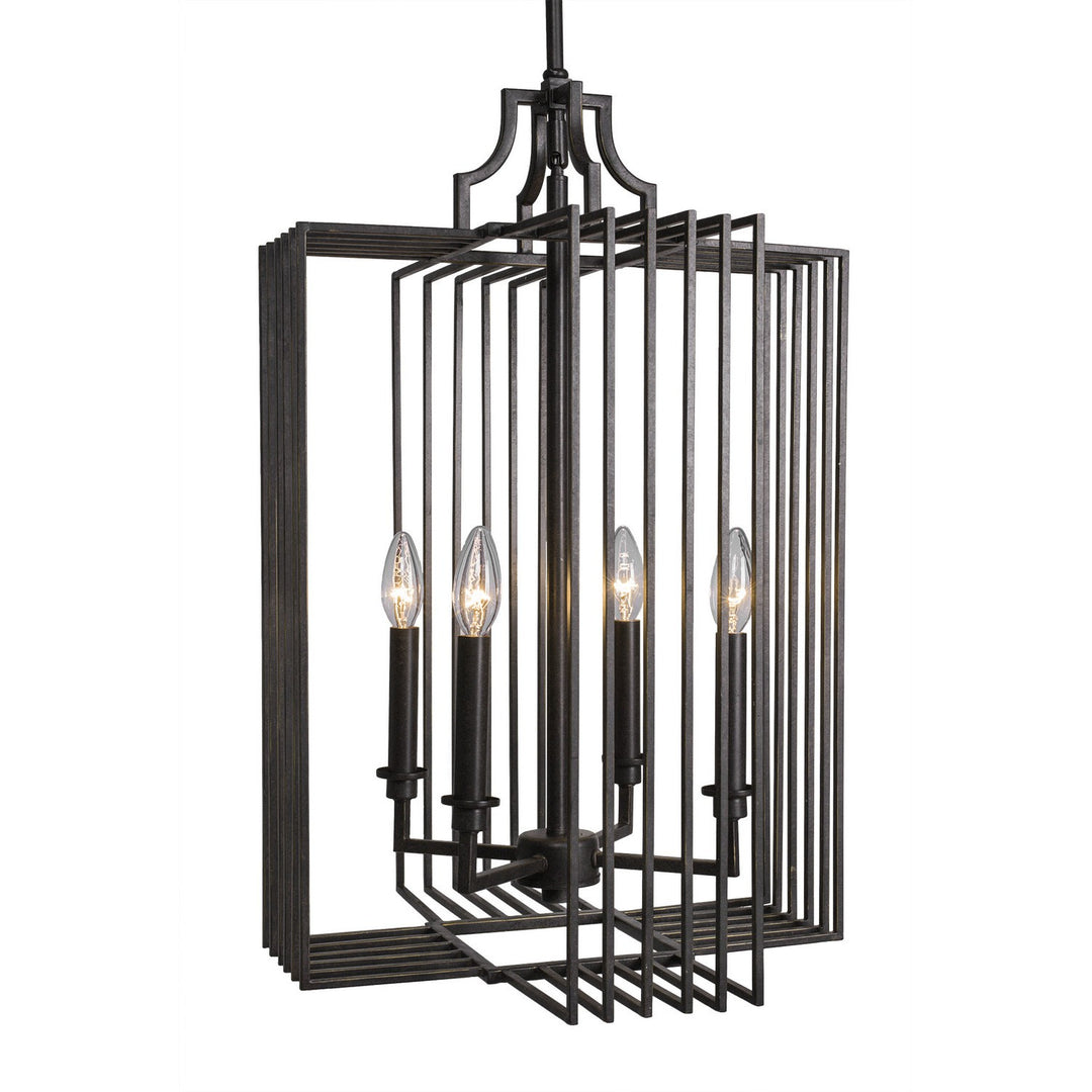 Toltec Sky Loft 1107-dg Chandelier Light - Dark Granite