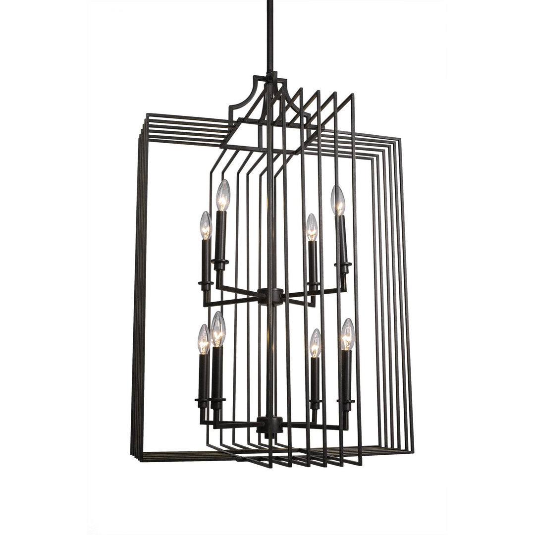 Toltec Sky Loft 1108-dg Chandelier Light - Dark Granite