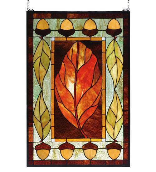 Meyda Tiffany Lighting 73207 Harvest Festival Window Mirror Bronze / Dark