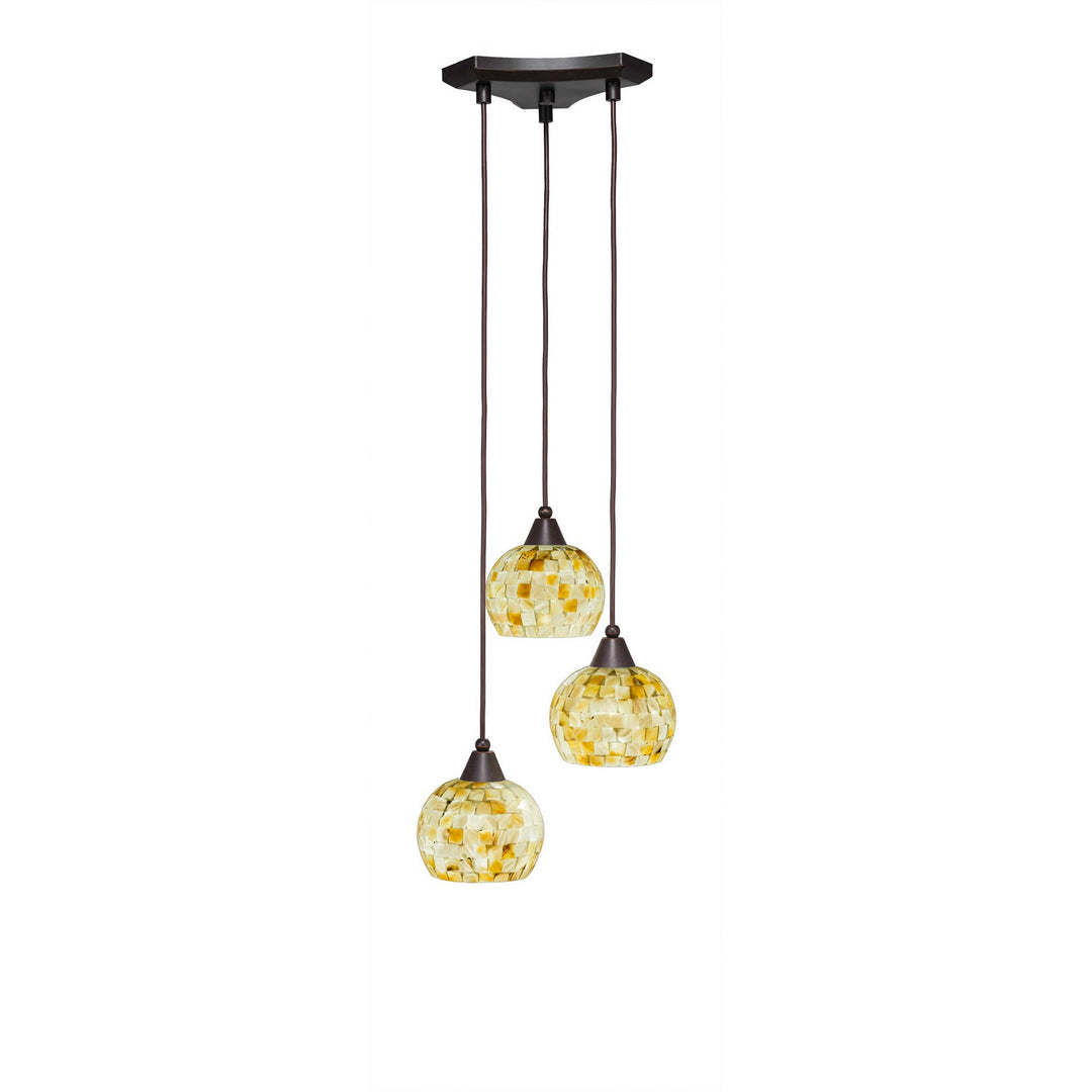 Toltec Europa 28-dg-405 Pendant Light - Dark Granite