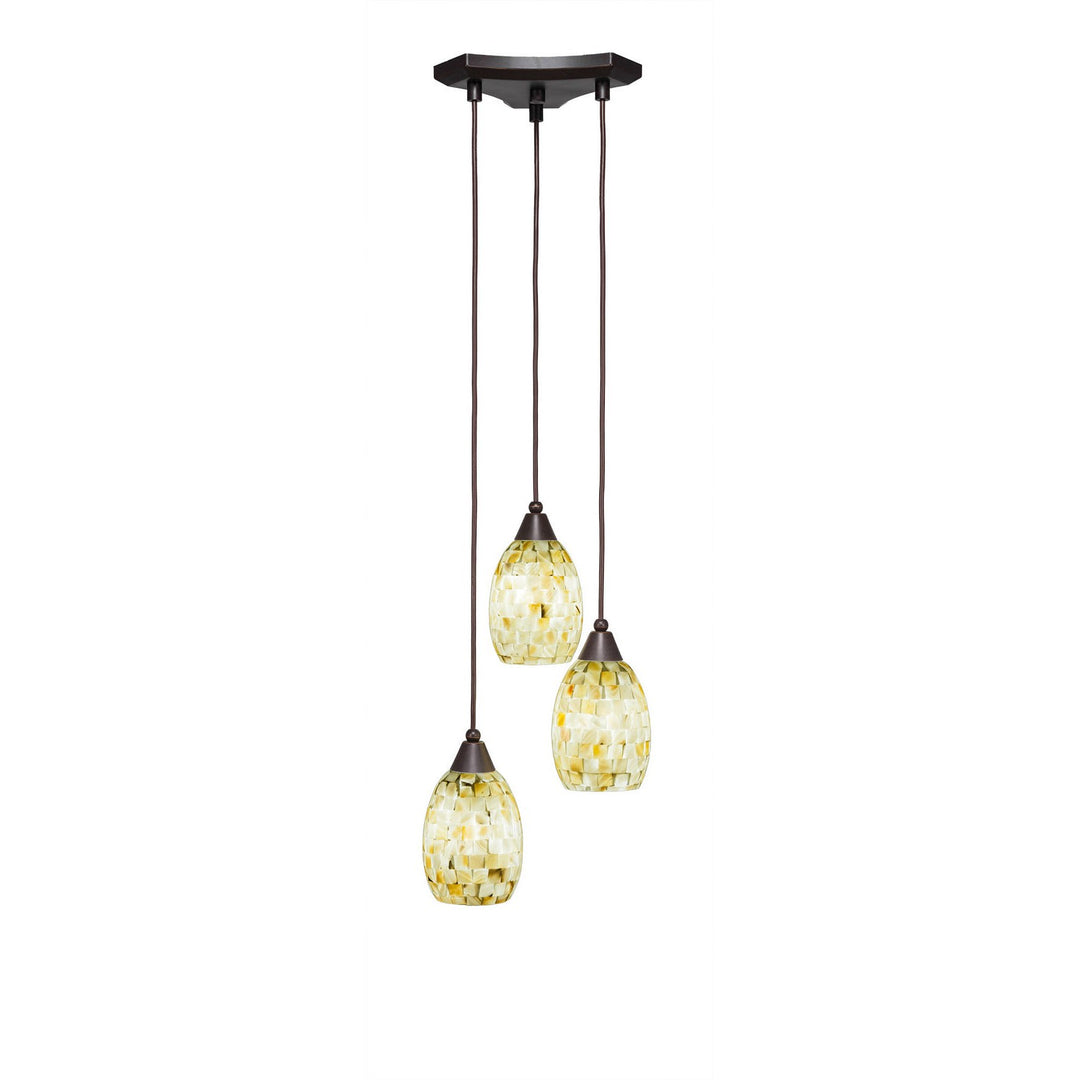 Toltec Europa 28-dg-406 Pendant Light - Dark Granite