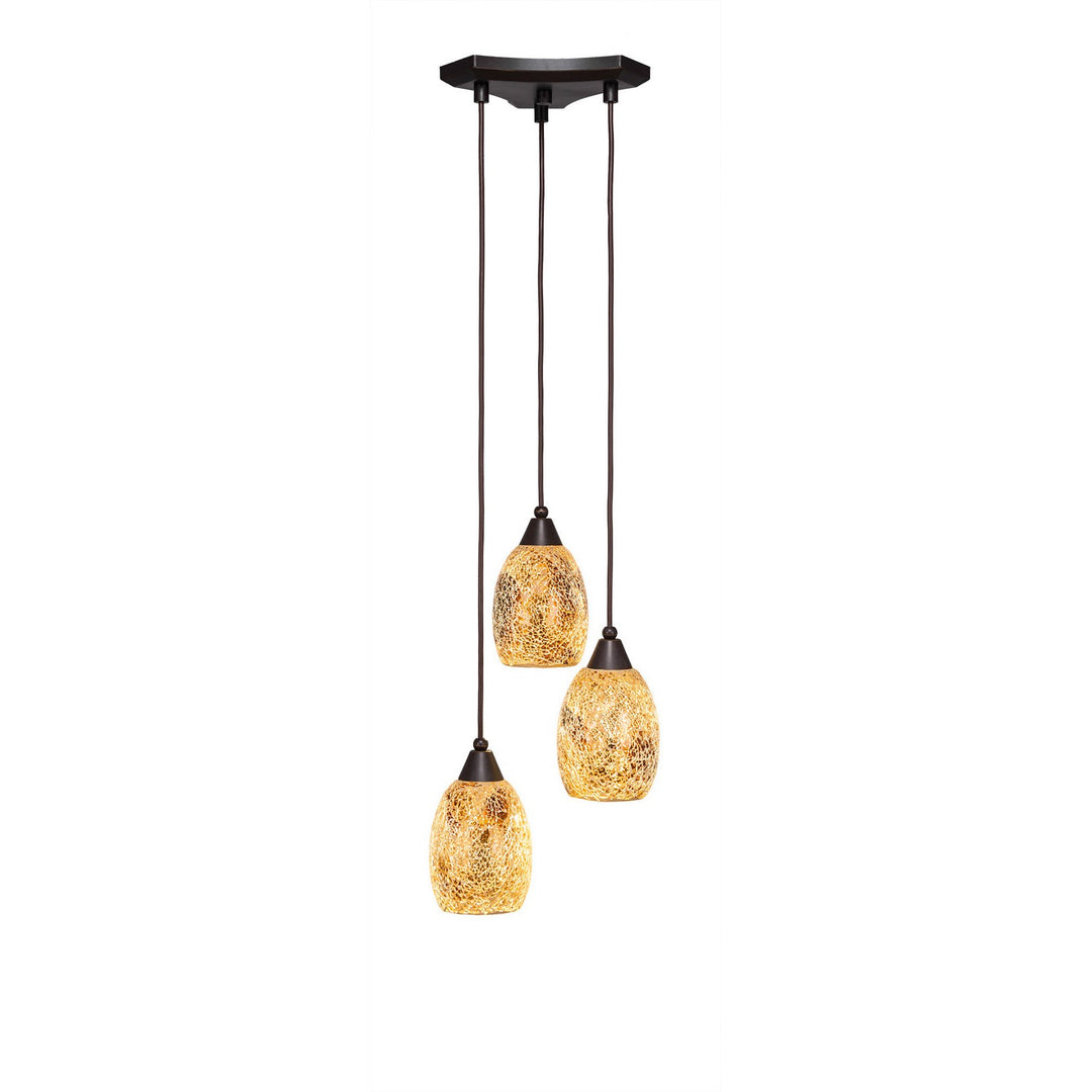 Toltec Europa 28-dg-4175 Pendant Light - Dark Granite