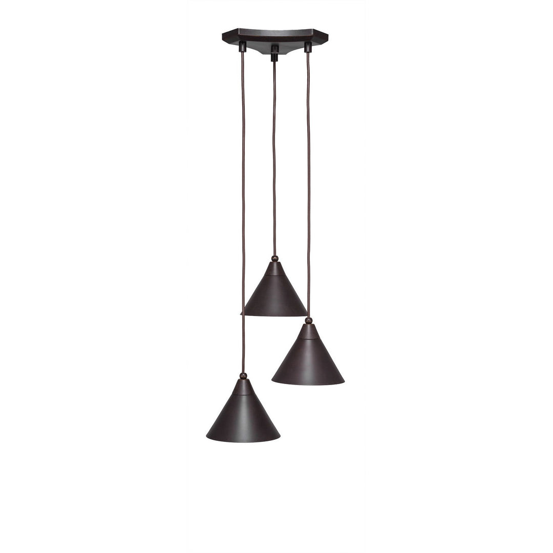 Toltec Europa 28-dg-421 Pendant Light - Dark Granite