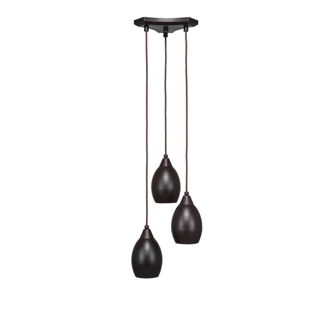 Toltec Europa 28-dg-426 Pendant Light - Dark Granite