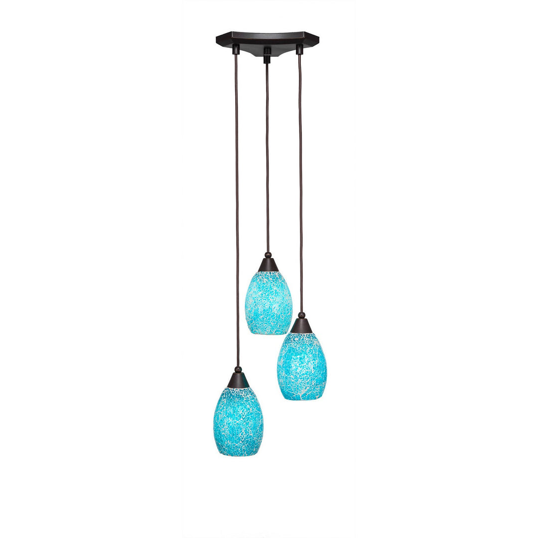 Toltec Europa 28-dg-5055 Pendant Light - Dark Granite