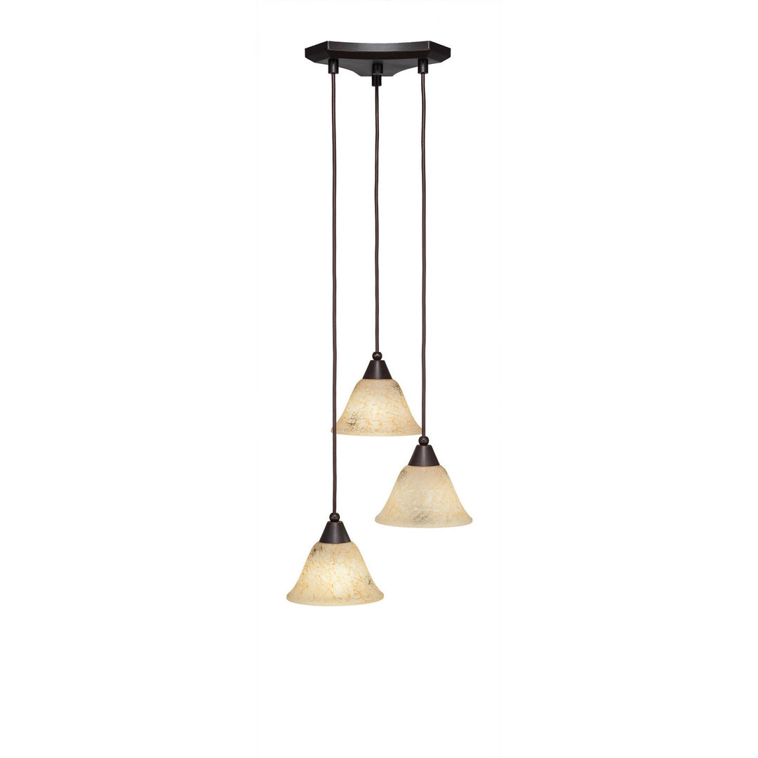 Toltec Europa 28-dg-508 Pendant Light - Dark Granite