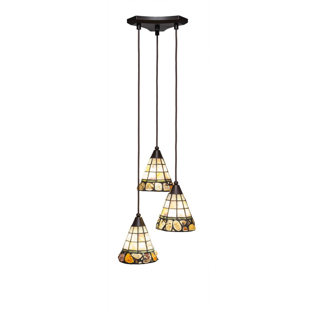 Toltec Europa 28-dg-9735 Pendant Light - Dark Granite