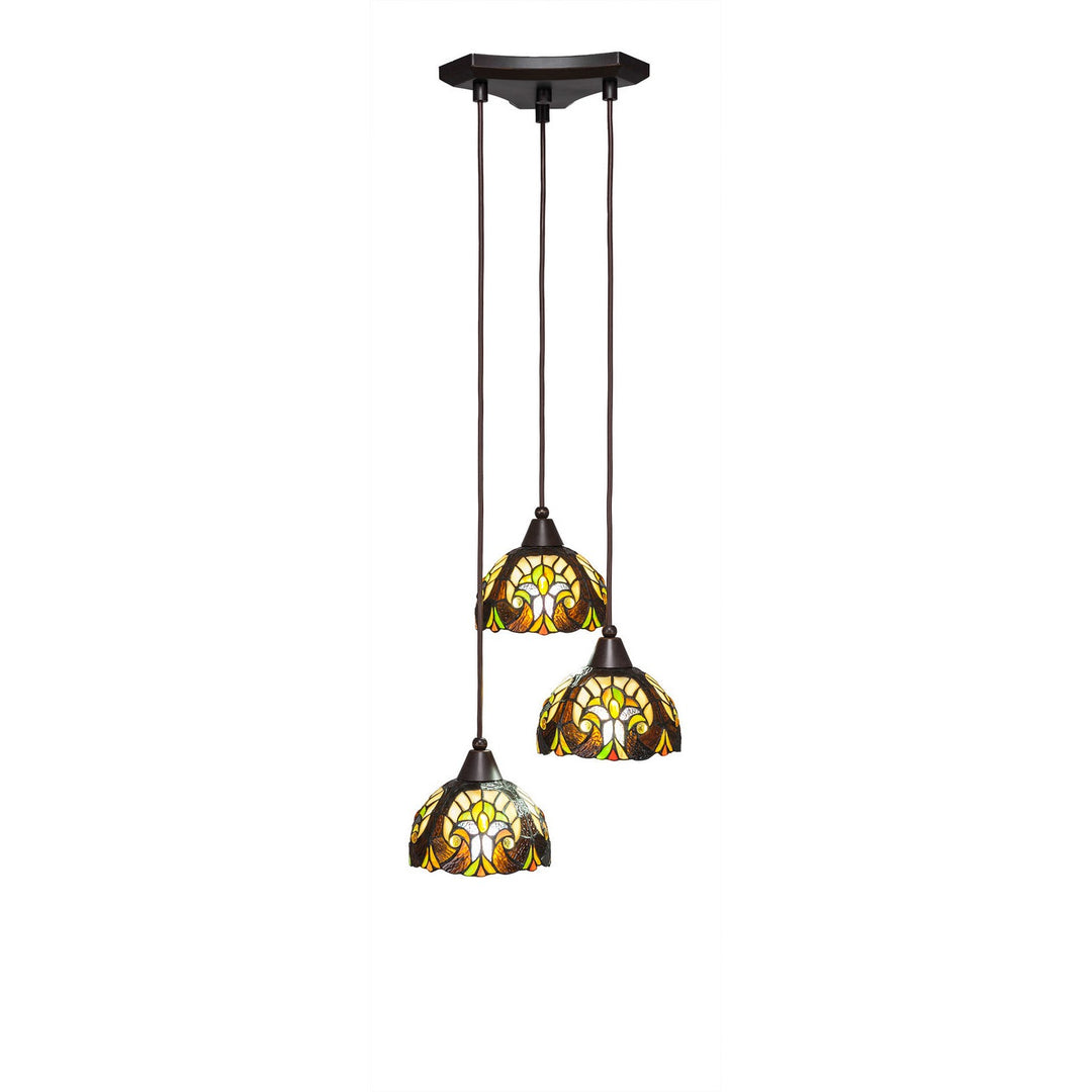 Toltec Europa 28-dg-9945 Pendant Light - Dark Granite