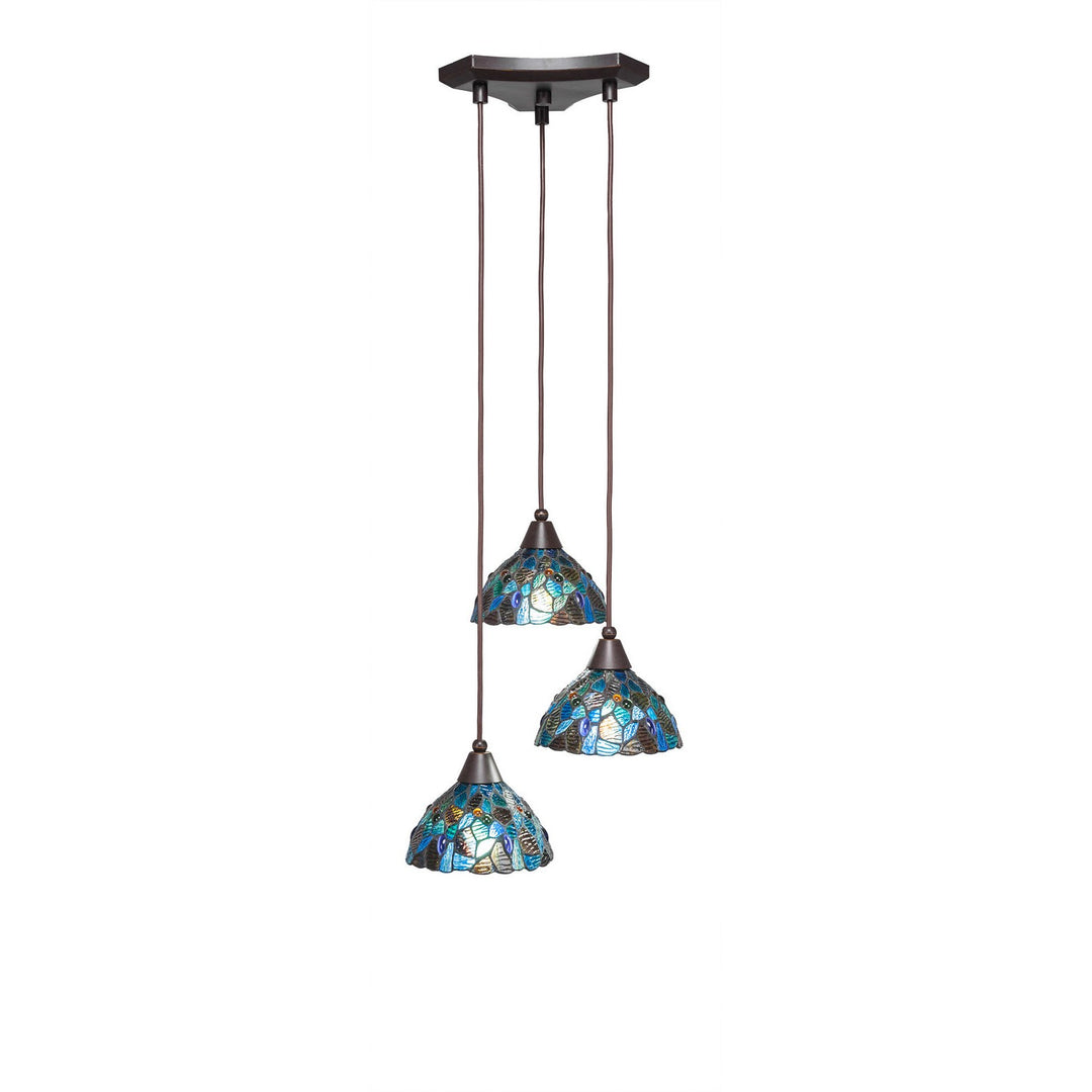 Toltec Europa 28-dg-9955 Pendant Light - Dark Granite