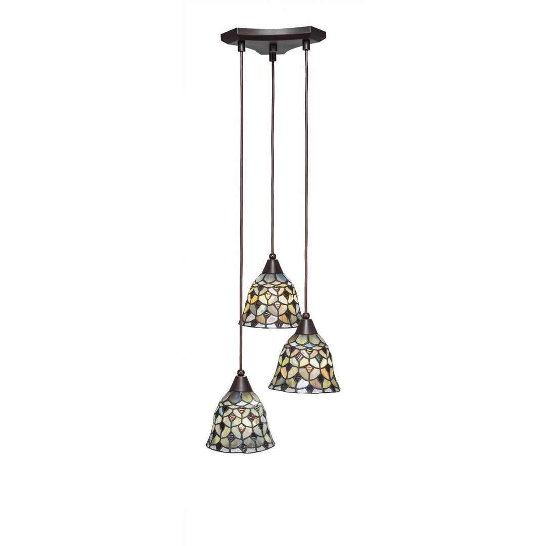 Toltec Europa 28-dg-9965 Pendant Light - Dark Granite