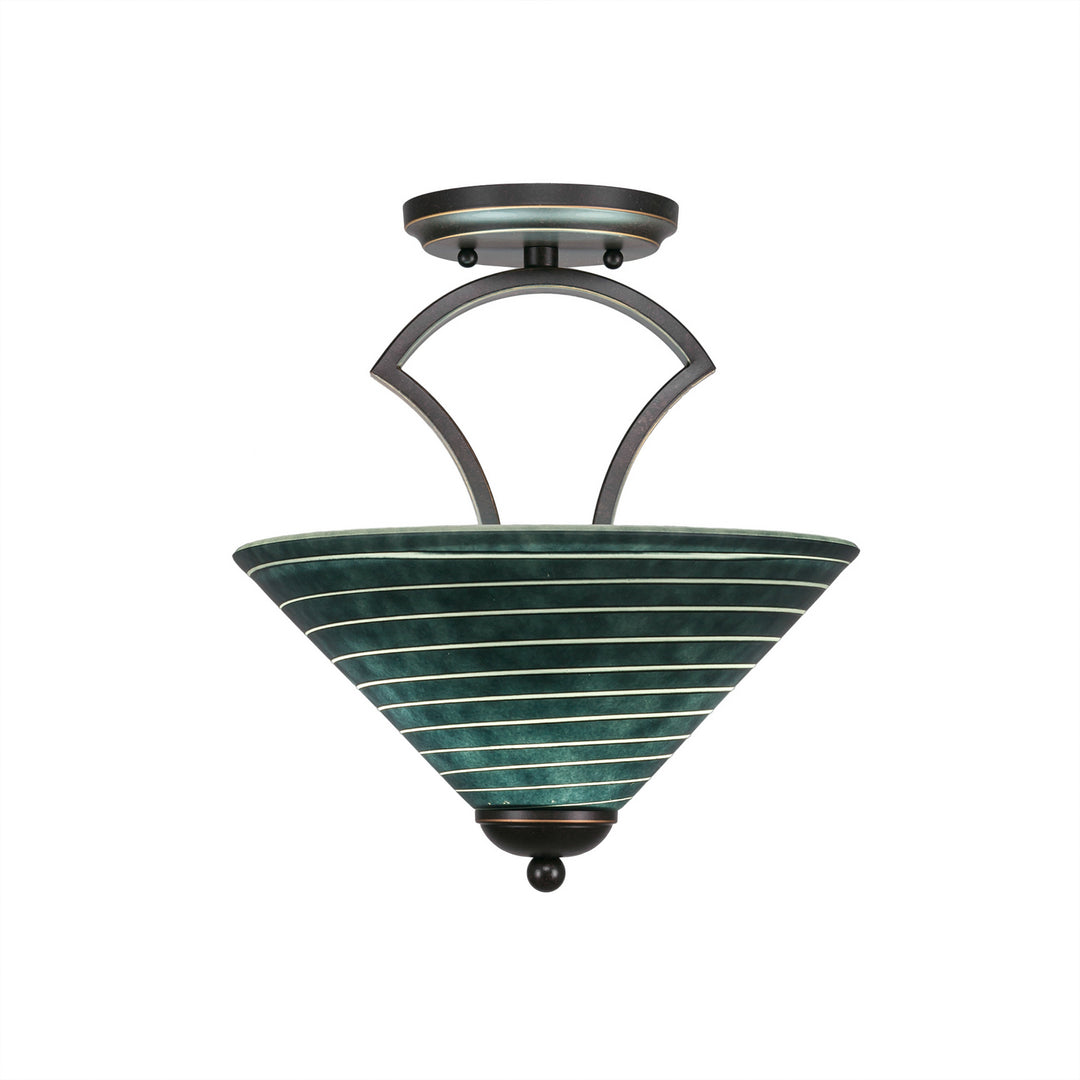 Toltec Zilo 563-dg-442 Ceiling Light - Dark Granite