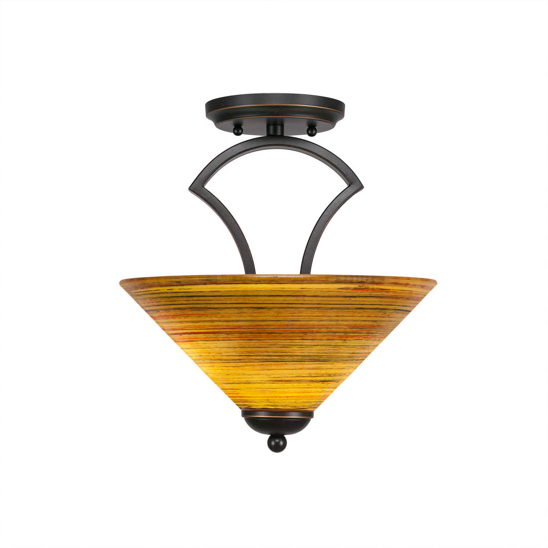 Toltec Zilo 563-dg-444 Ceiling Light - Dark Granite