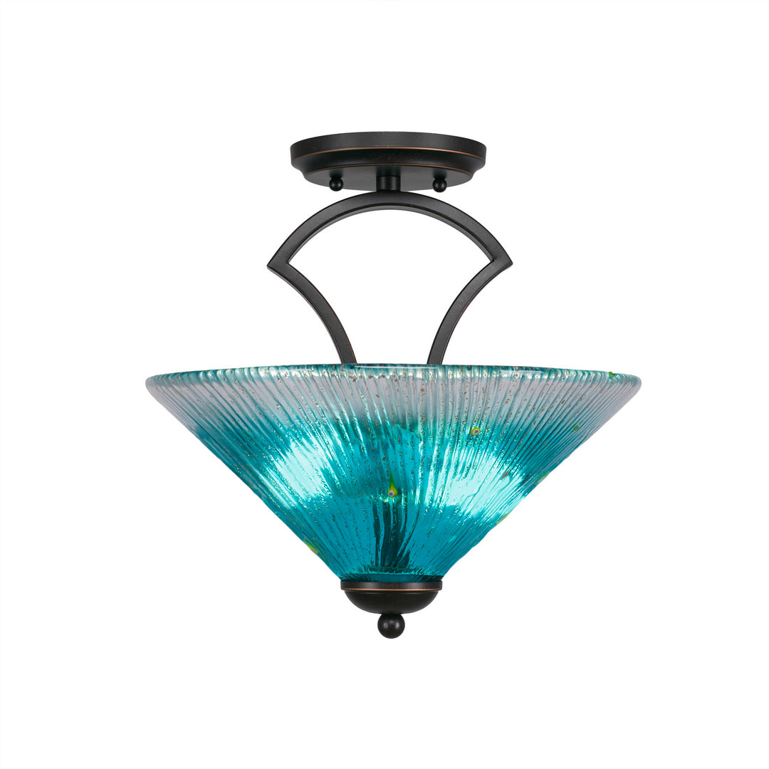 Toltec Zilo 563-dg-448 Ceiling Light - Dark Granite