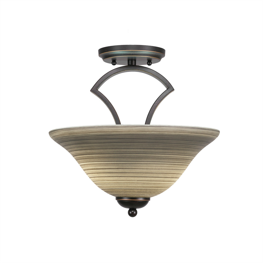 Toltec Zilo 563-dg-604 Ceiling Light - Dark Granite