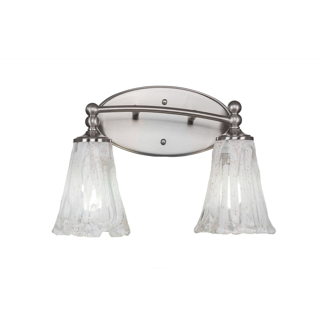 Toltec Capri 592-bn-729 Bath Vanity Light 15 in. wide - Brushed Nickel