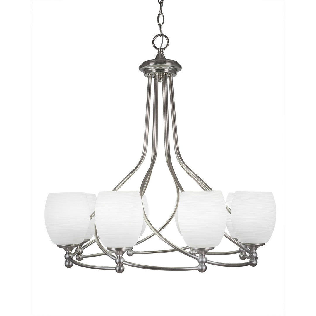 Toltec Capri 908-bn-615 Chandelier Light - Brushed Nickel