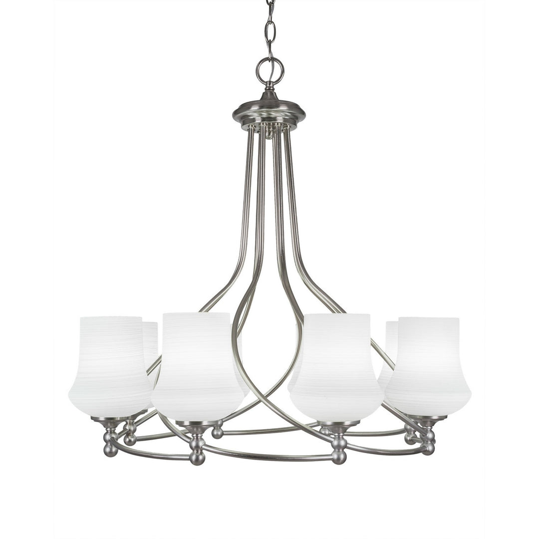Toltec Capri 908-bn-681 Chandelier Light - Brushed Nickel