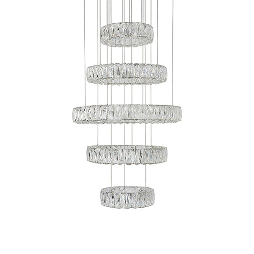 Kuzco Solaris CH7840 (4000K) Chandelier Light - Chrome