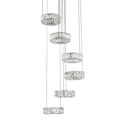 Kuzco Solaris CH7872 (4000K) Chandelier Light - Chrome