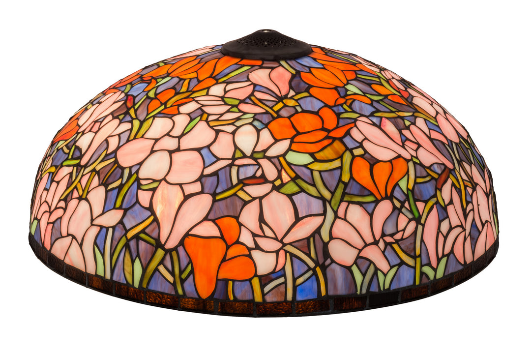 Meyda Tiffany Lighting 10349 Tiffany Magnolia Shade Lamp Shade Multicolored