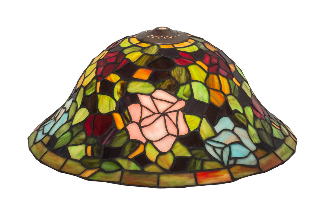 Meyda Tiffany Lighting 10689 Tiffany Rosebush Shade Lamp Shade Multicolored