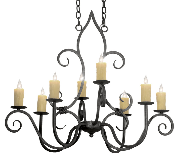 Meyda Tiffany Clifton 117288 Chandelier Light - Pewter