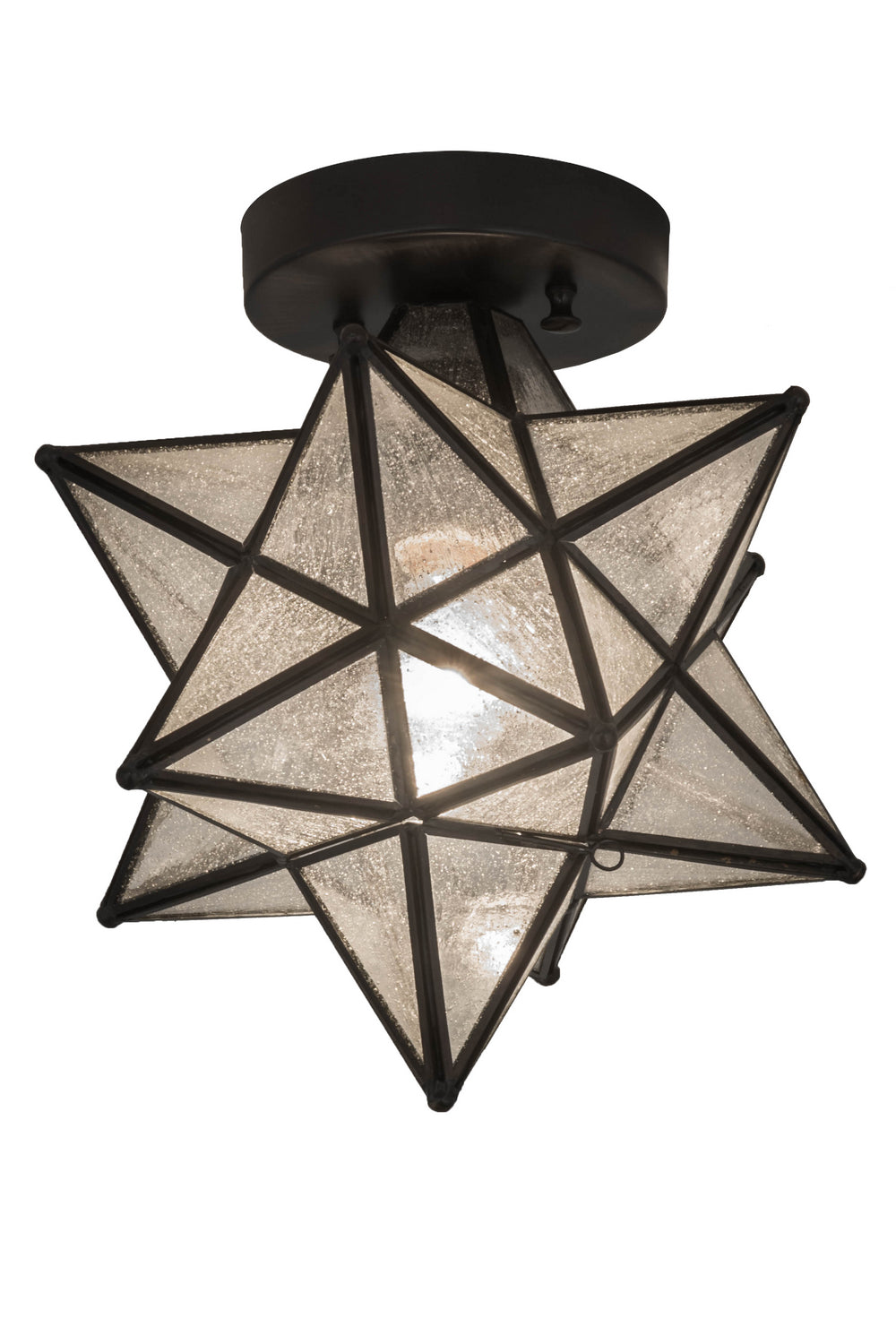 Meyda Tiffany Moravian Star 155264 Ceiling Light - Clear Seedy