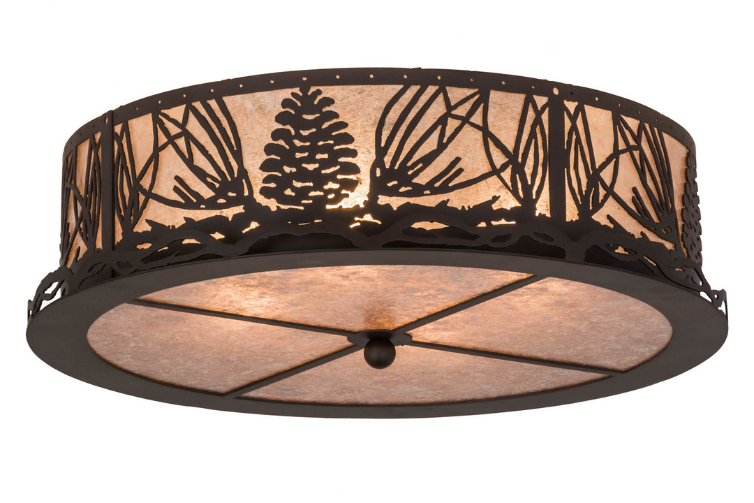 Meyda Tiffany Mountain Pine 171361 Ceiling Light - Oil Rubbed Bronze
