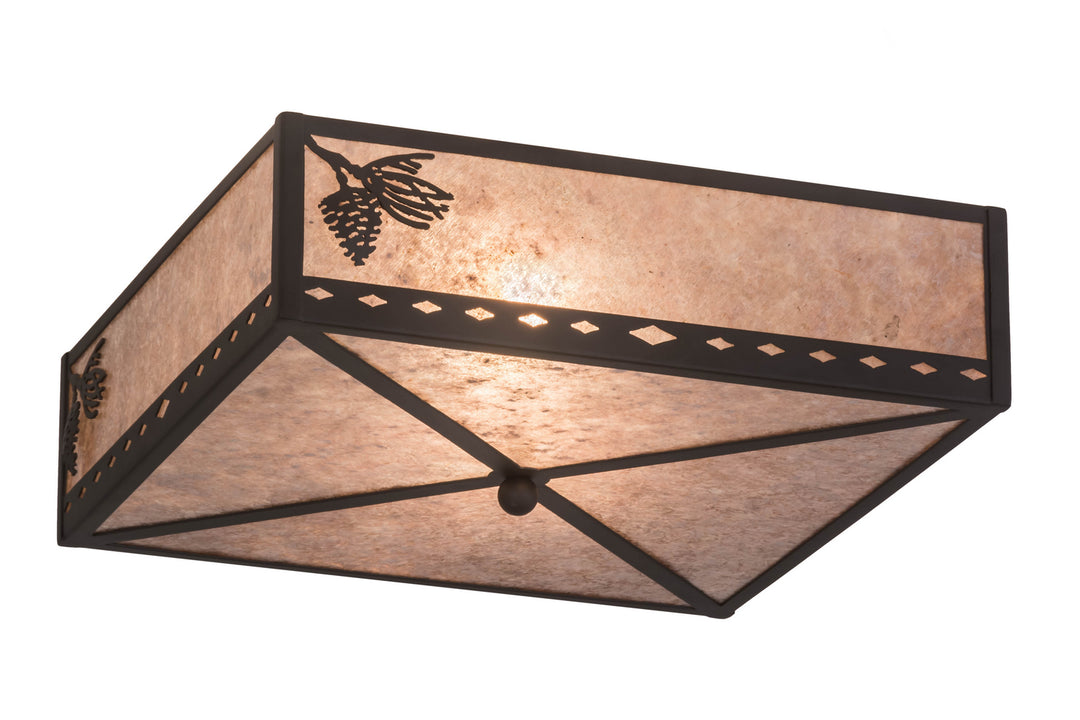 Meyda Tiffany Balsam Pine 171415 Ceiling Light - Oil Rubbed Bronze