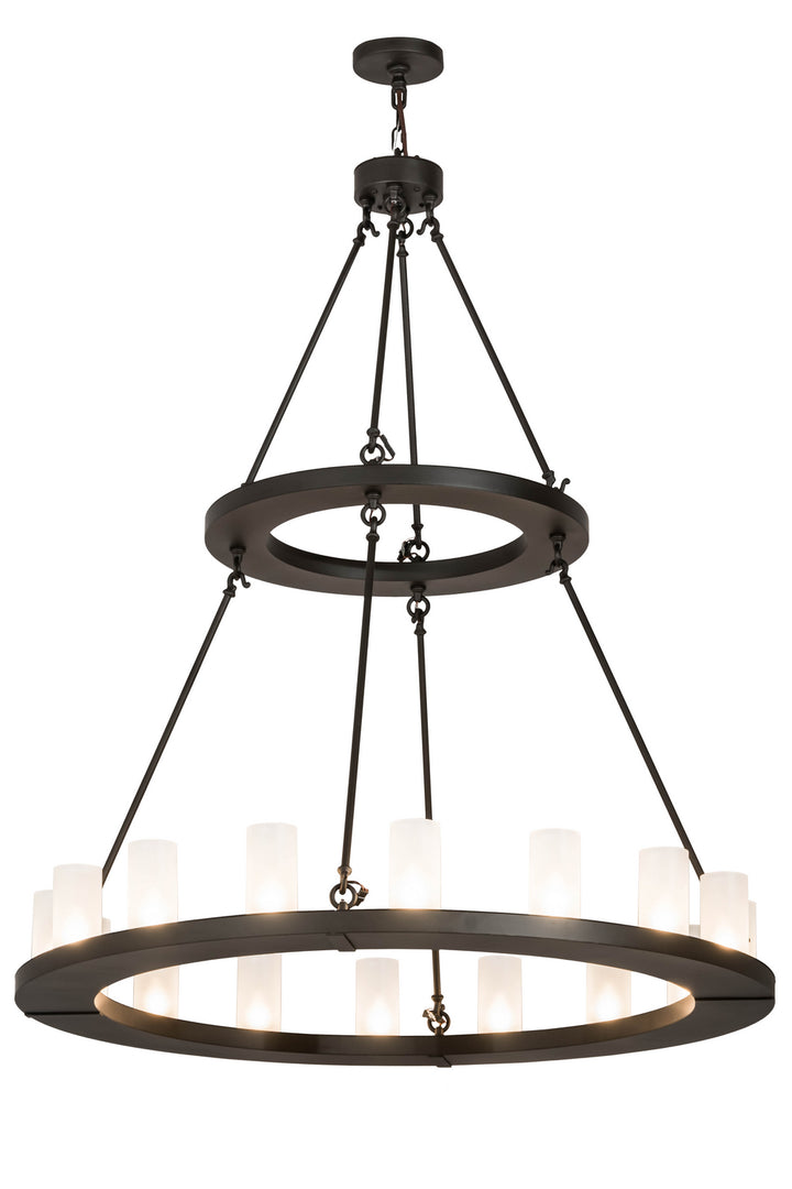 Meyda Tiffany Loxley 173814 Chandelier Light - Oil Rubbed Bronze