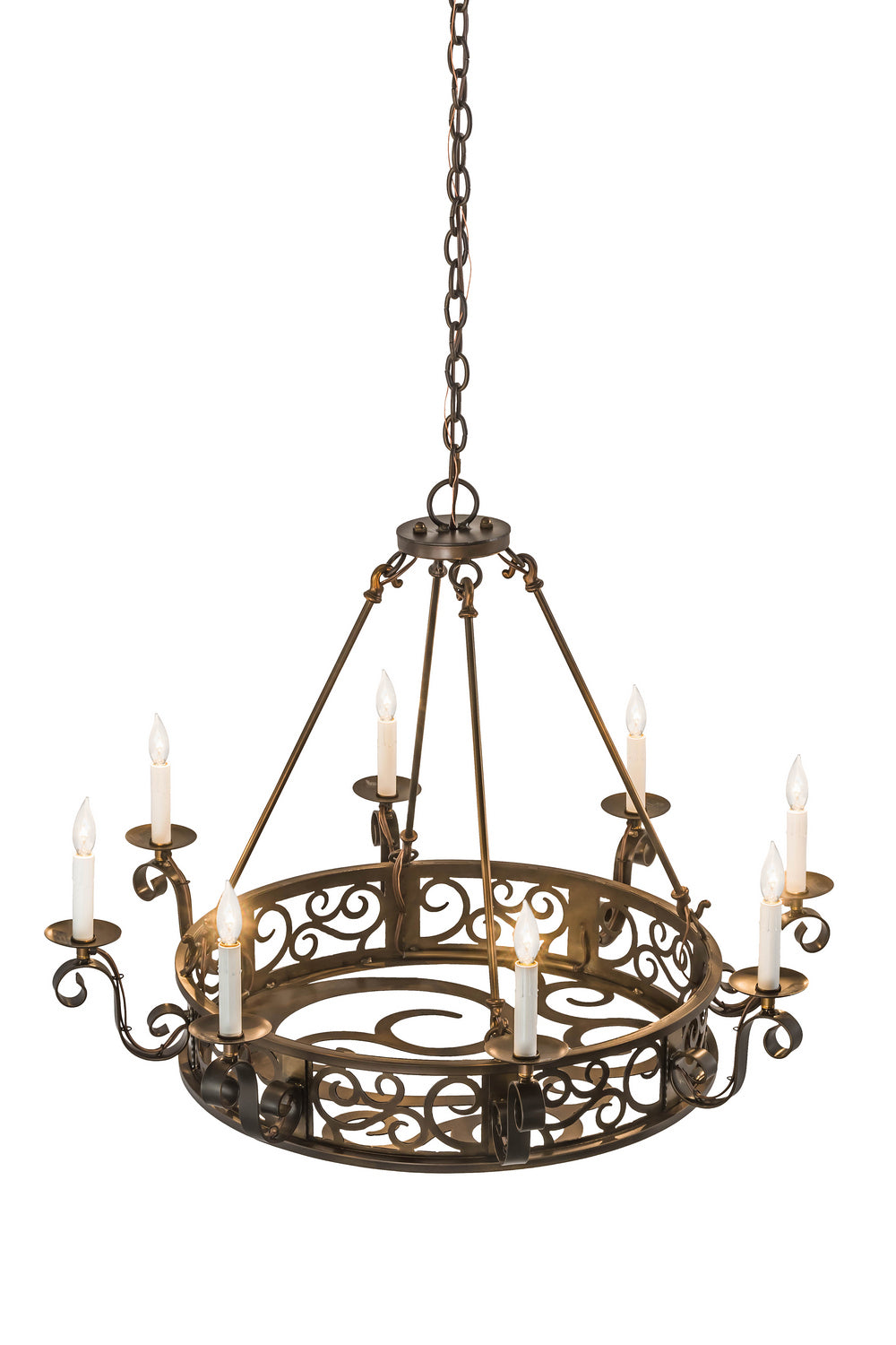 Meyda Tiffany Delano 174068 Chandelier Light - Antique Copper