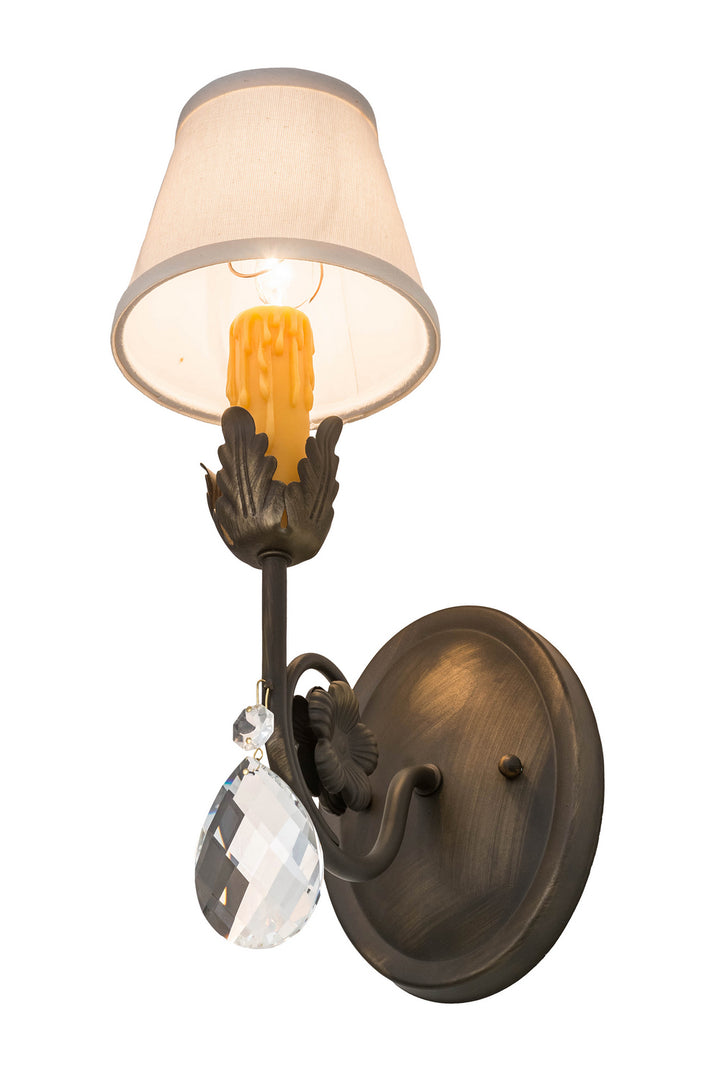 Meyda Tiffany Antonia 174346 Wall Light - Antique Brass,Crystal