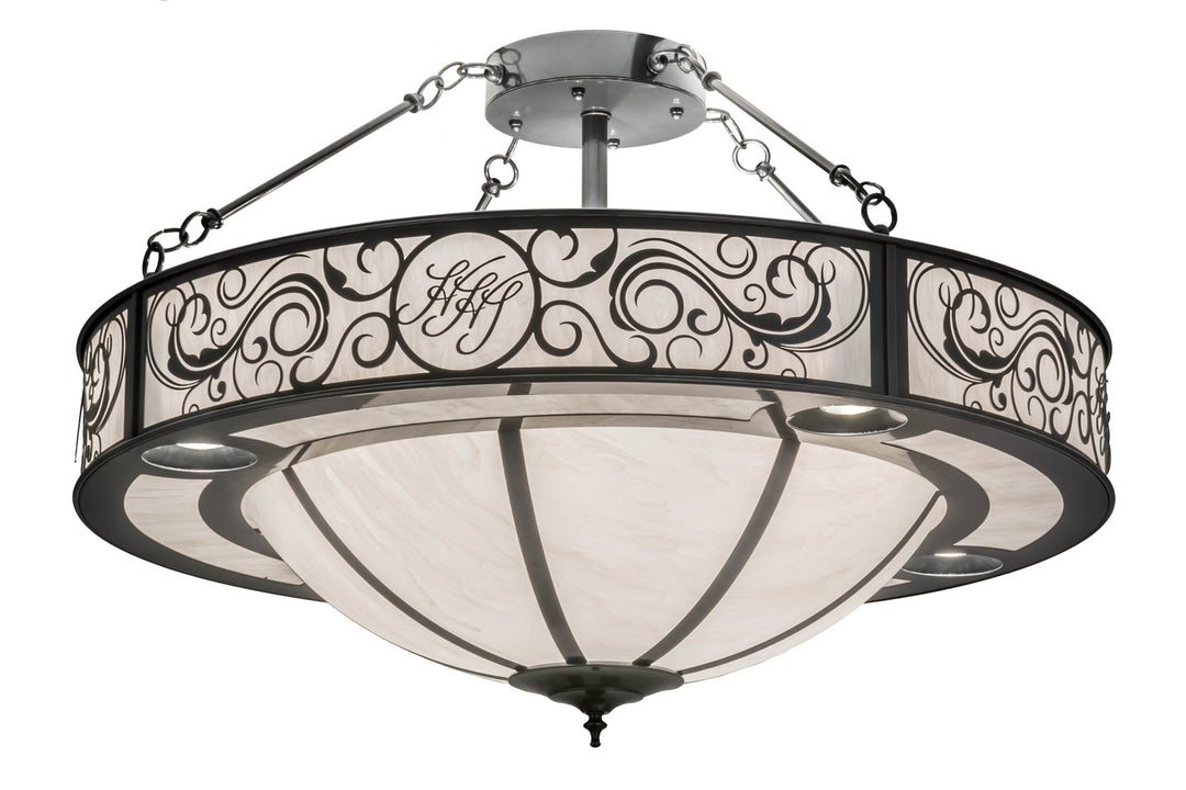 Meyda Tiffany Toulouse 175031 Ceiling Light - White Swirl Acrylic