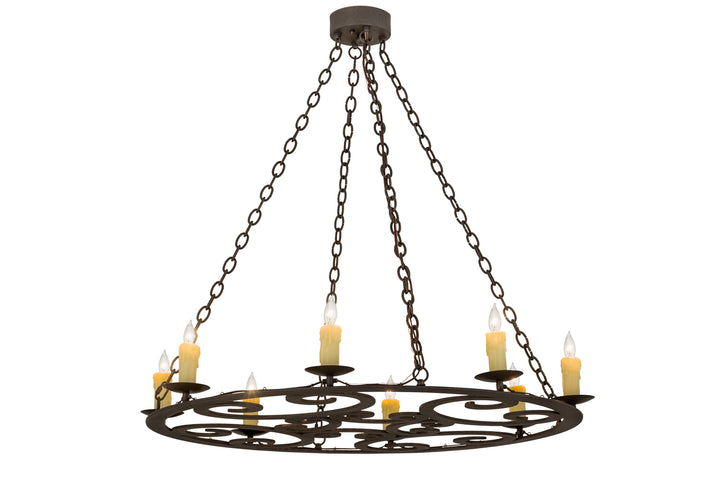 Meyda Tiffany Ashley 175708 Chandelier Light - Antique Copper