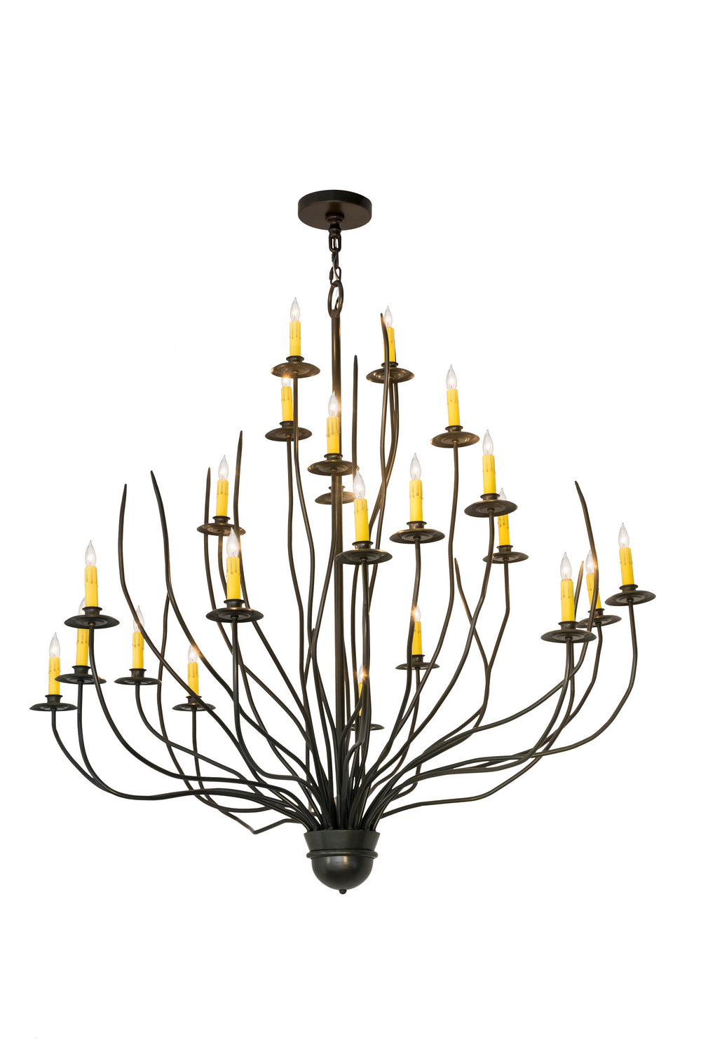 Meyda Tiffany Sycamore 176032 Chandelier Light - Timeless Bronze