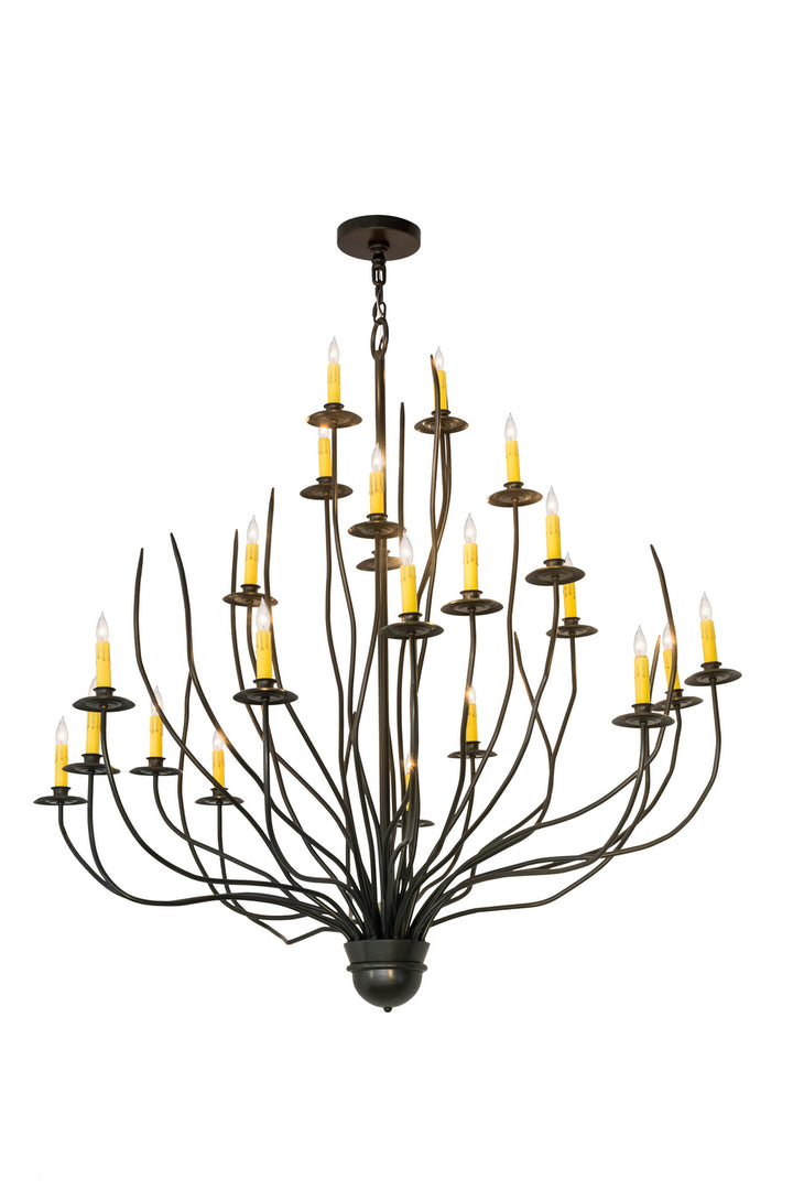 Meyda Tiffany Sycamore 176032 Chandelier Light - Timeless Bronze