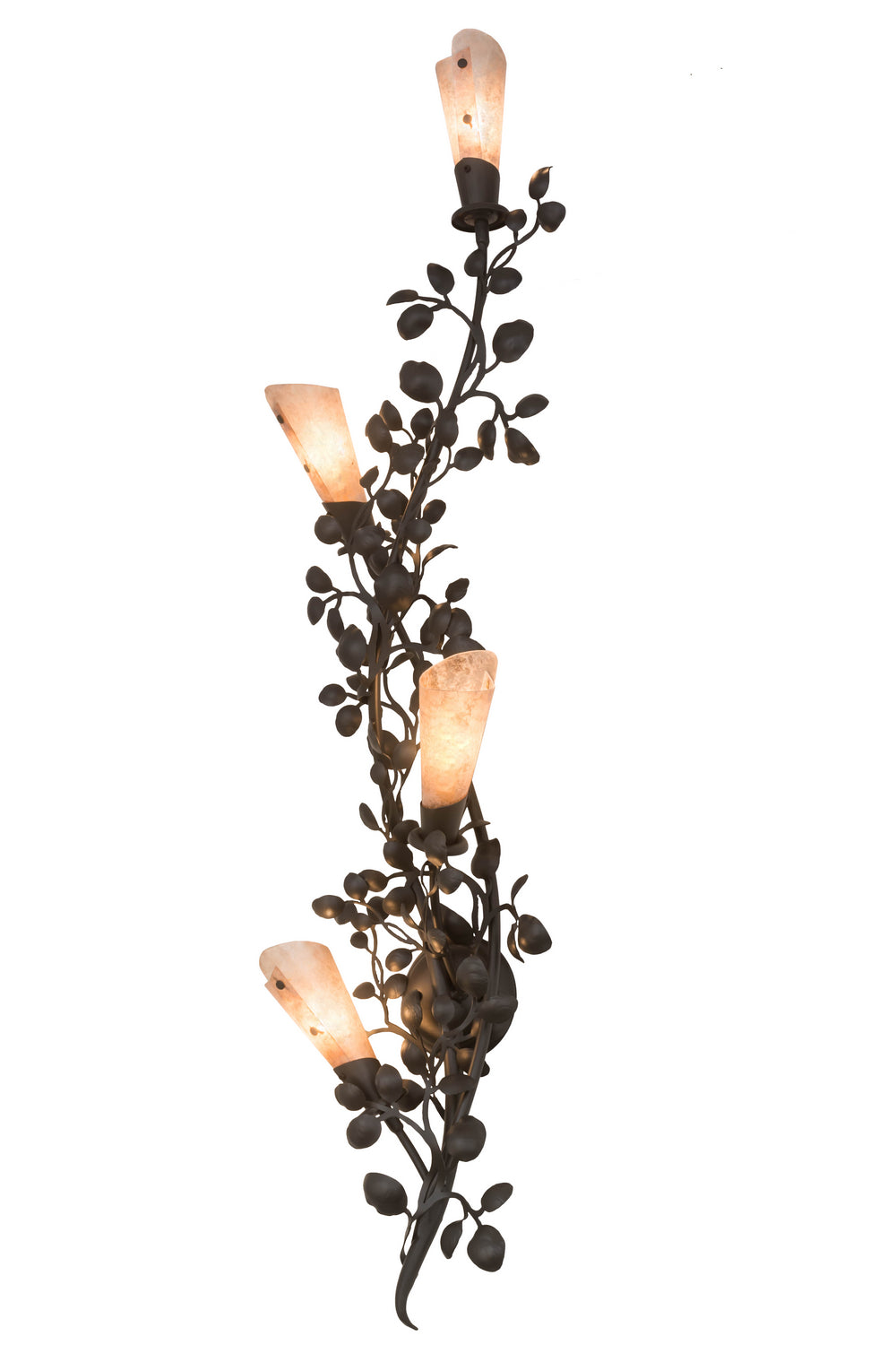 Meyda Tiffany Vinca Vine 176714 Wall Light - Wrought Iron