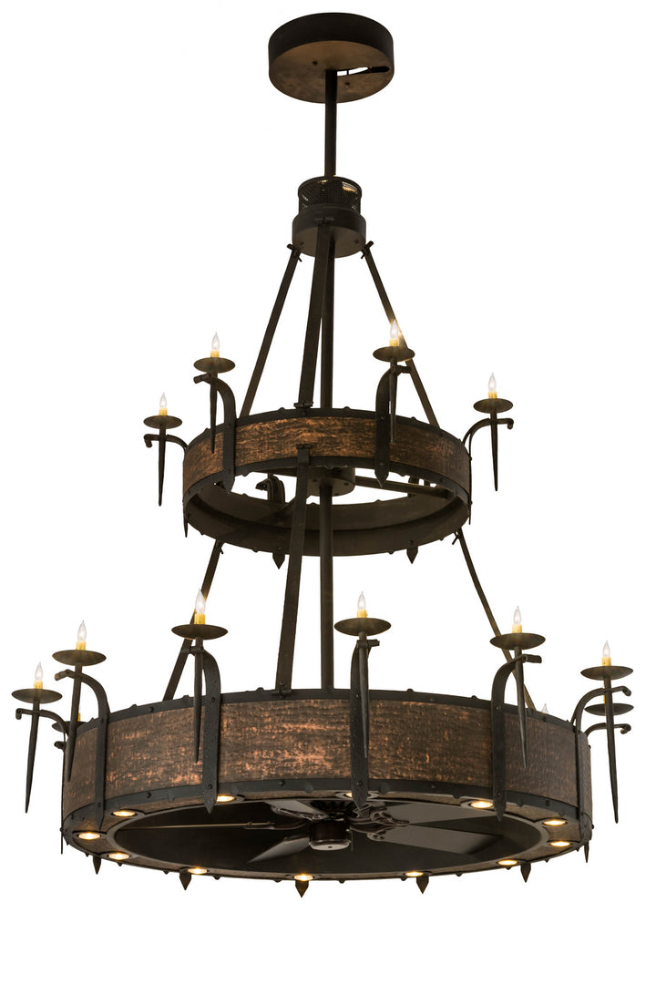 Meyda Tiffany Costello 176953 Chandelier Light - Burnished Copper