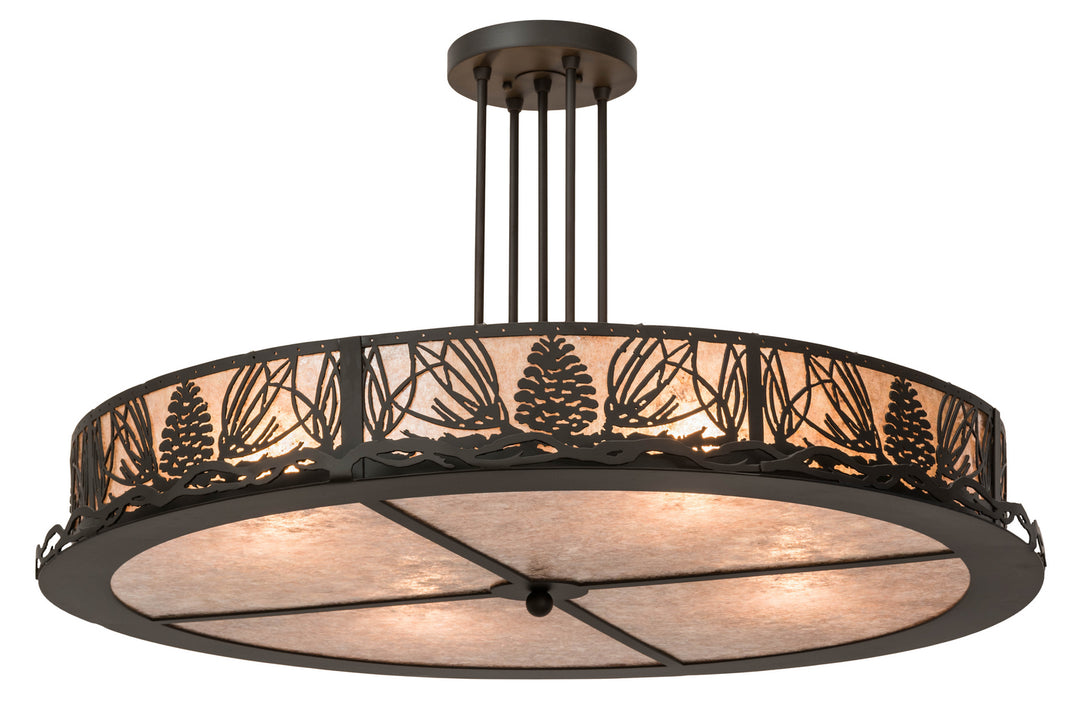 Meyda Tiffany Mountain Pine 177220 Ceiling Light - Oil Rubbed Bronze