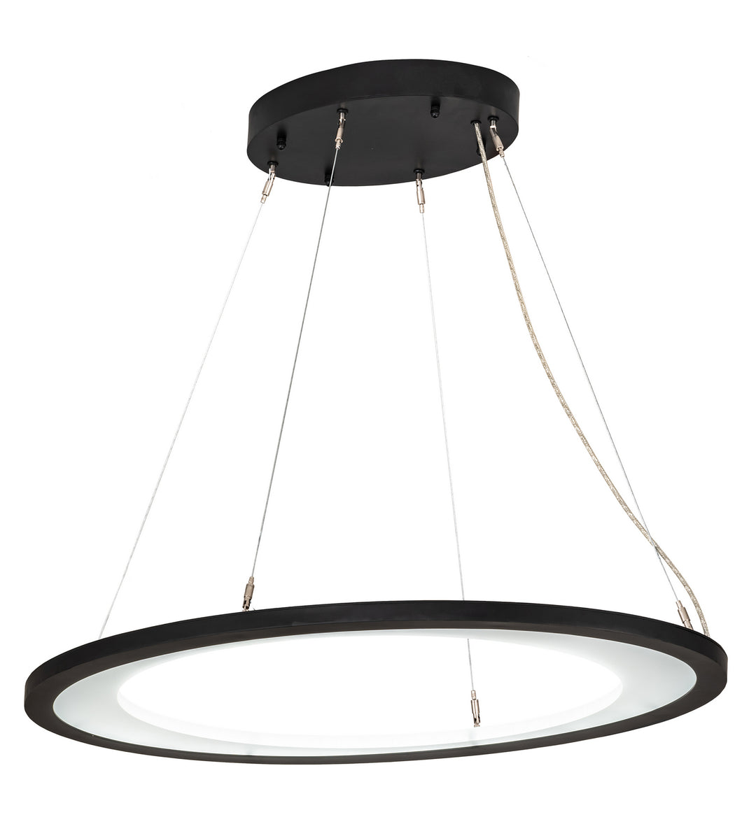 Meyda Tiffany Anillo 177751 Chandelier Light - Solar Black/Clear