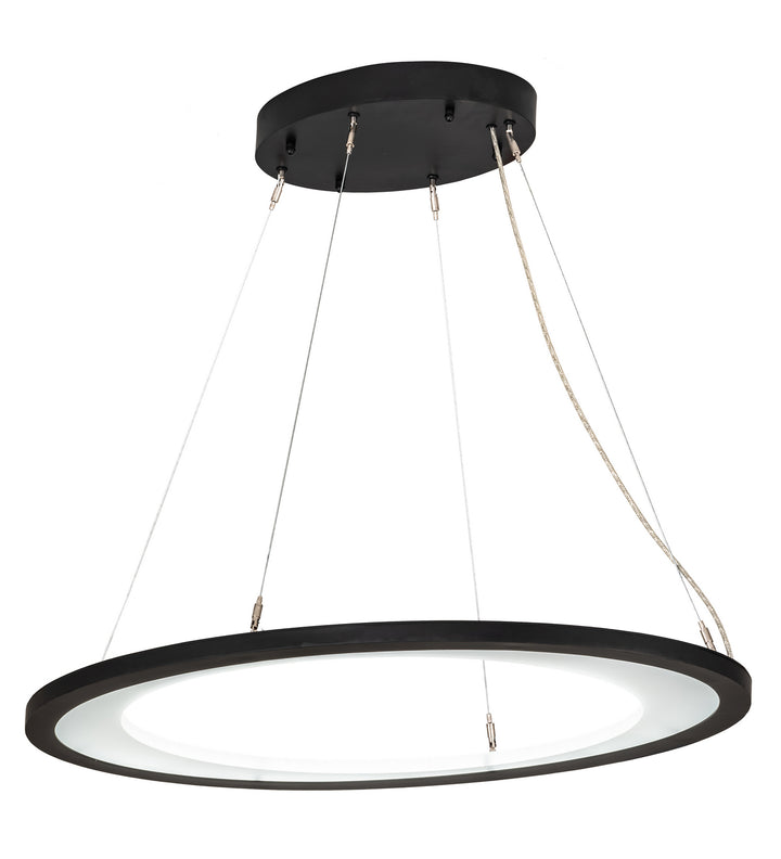 Meyda Tiffany Anillo 177751 Chandelier Light - Solar Black/Clear