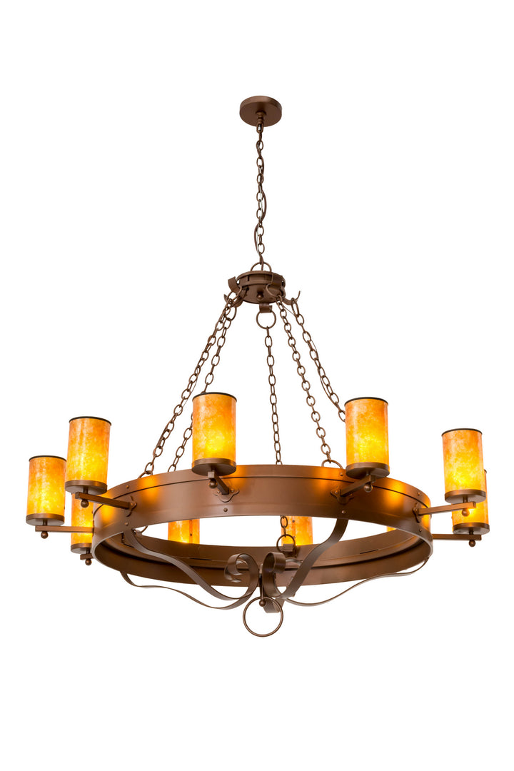 Meyda Tiffany Parnella 178113 Chandelier Light - Mahogany Bronze