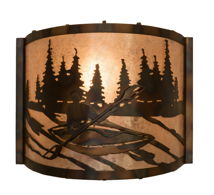 Meyda Tiffany Kayaker 178368 Wall Light - Antique Copper