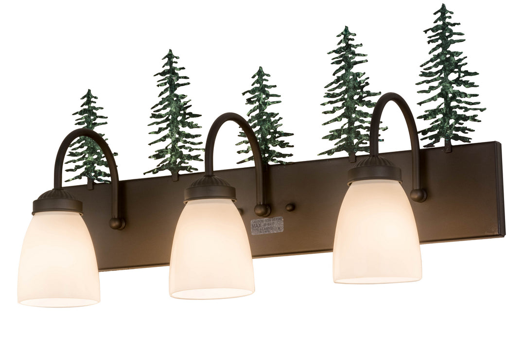 Meyda Tiffany Tall Pines 178428 Bath Vanity Light 24 in. wide - Oil Rubbed Bronze