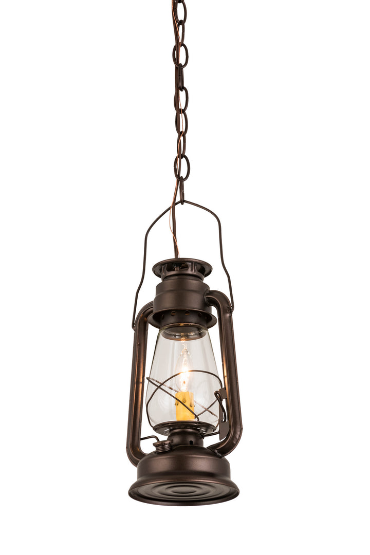Meyda Tiffany Miners Lantern 178541 Pendant Light - Mahogany Bronze