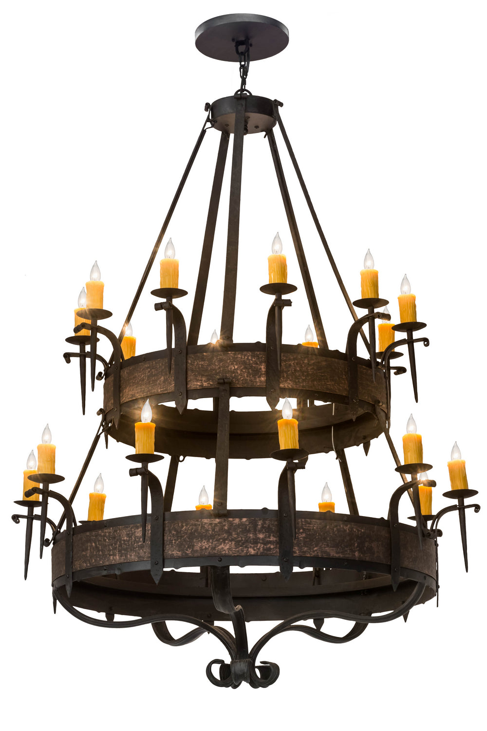 Meyda Tiffany Costello 178715 Chandelier Light - Burnished Copper